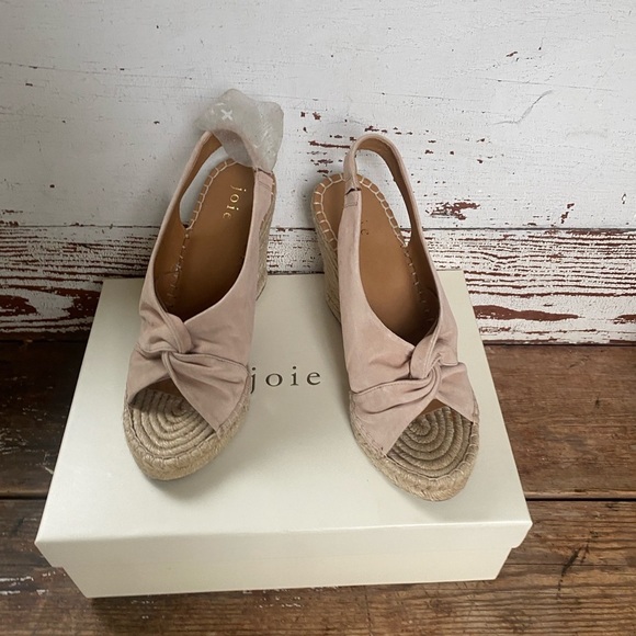 Joie Pink Suede Kaili Wedge - Picture 9 of 15